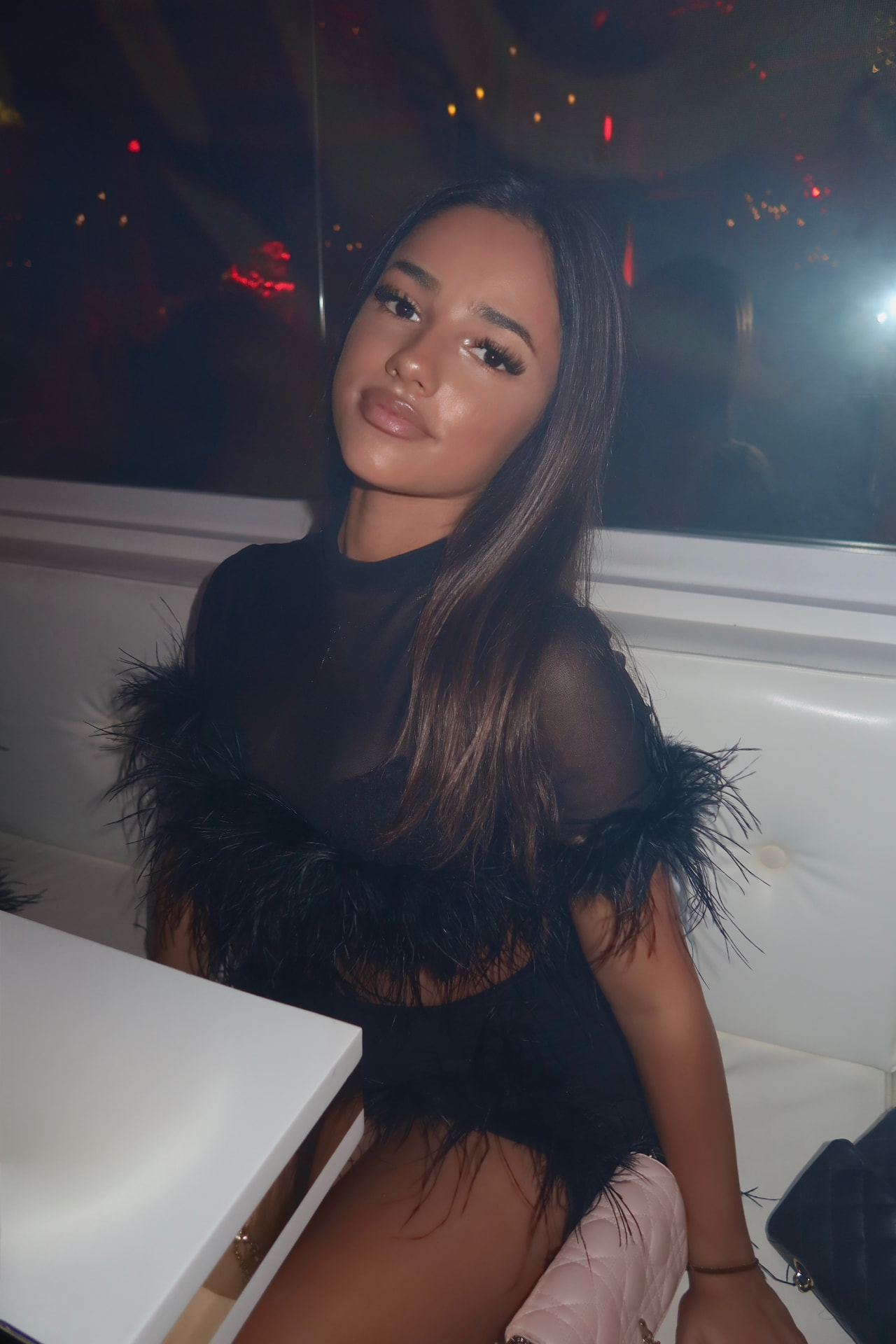 Bella Set worn in the evening