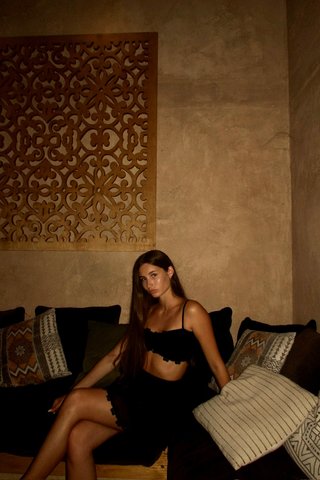 Dolce Set worn after dark
