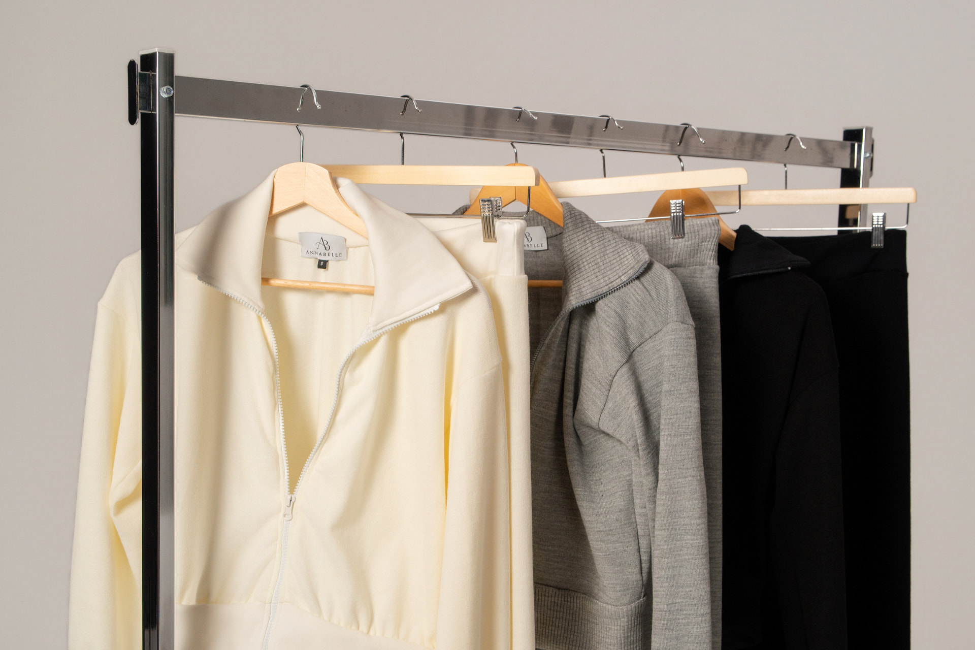 Annabelle linen set photographed in soft studio light